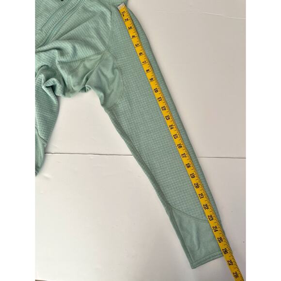 Patagonia R1 Pullover Women S Green Stretch Athleisure Sport 1/4 Zip High Neck - Picture 6 of 8